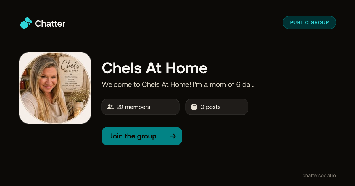 Chels At Home on Chatter