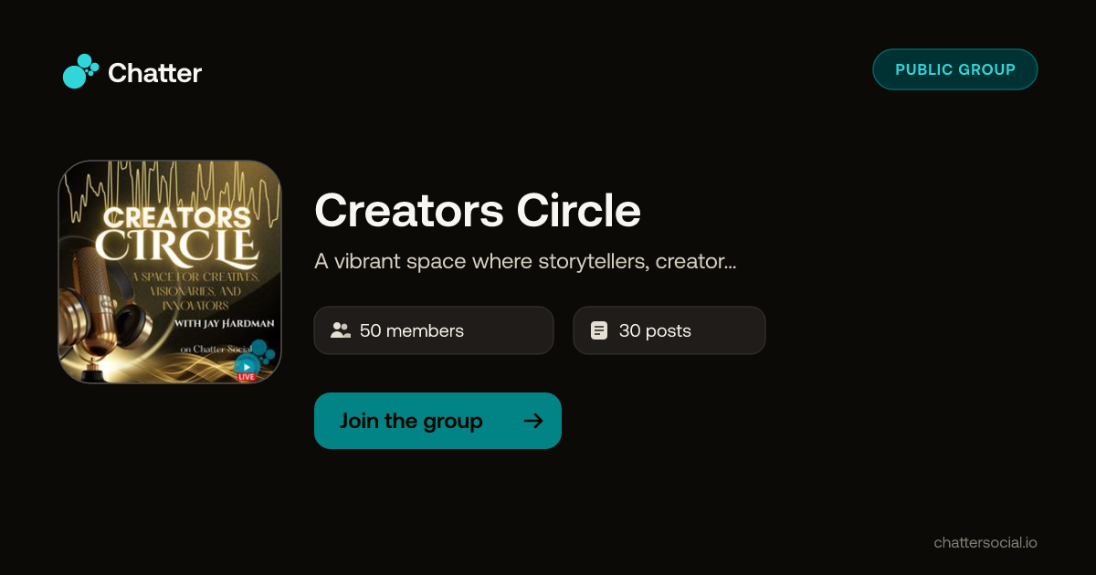 Creators Circle on Chatter