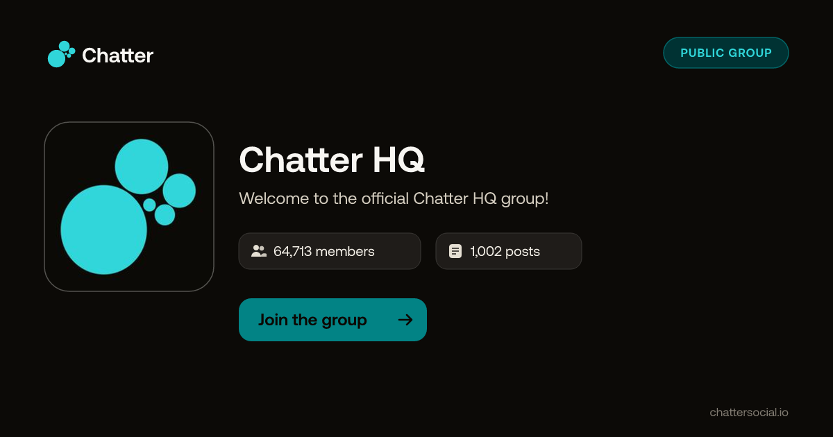 Chatter HQ on Chatter
