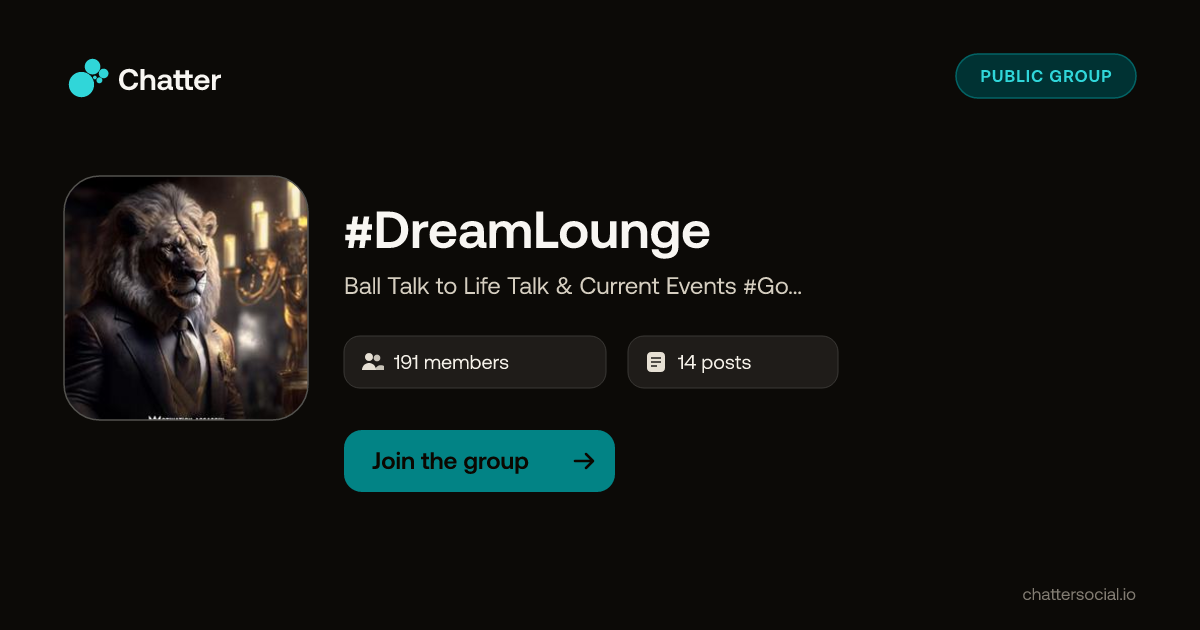 #DreamLounge on Chatter