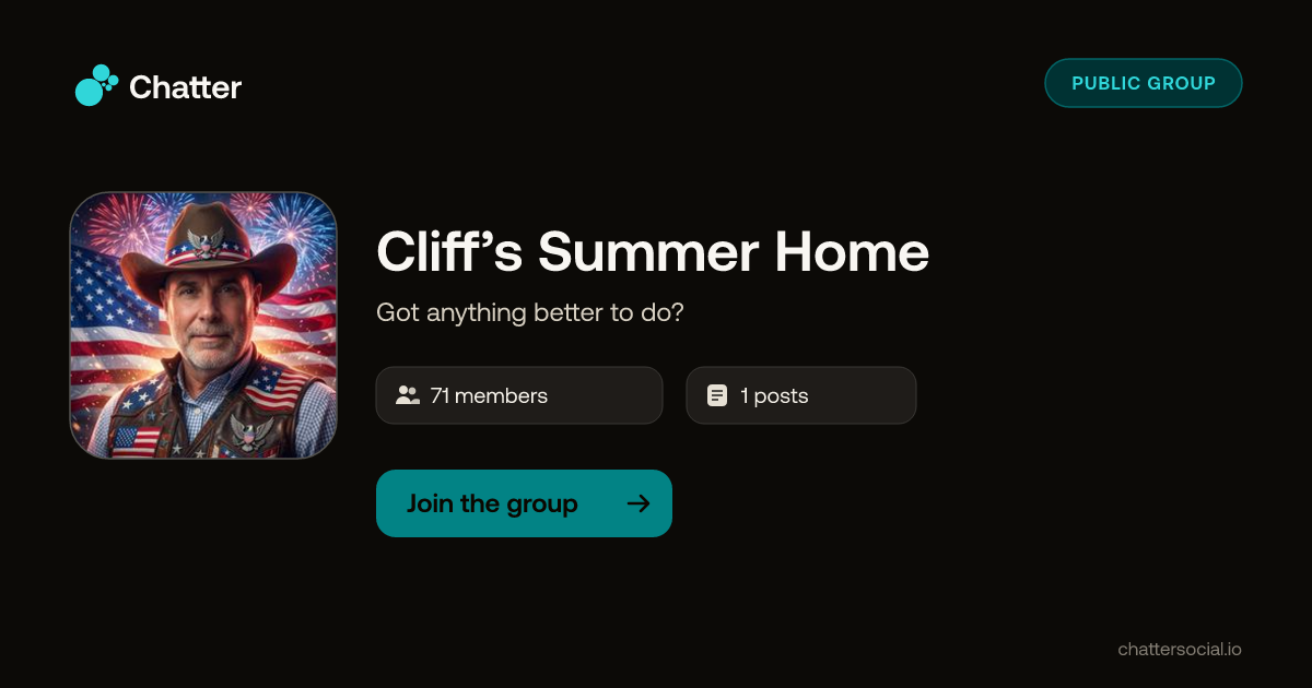 Cliff’s Summer Home on Chatter