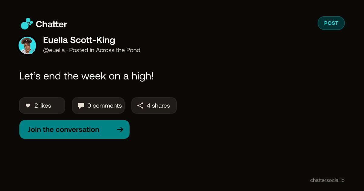 Euella Scott-King on Chatter