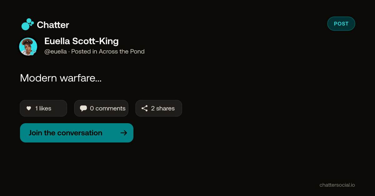 Euella Scott-King on Chatter