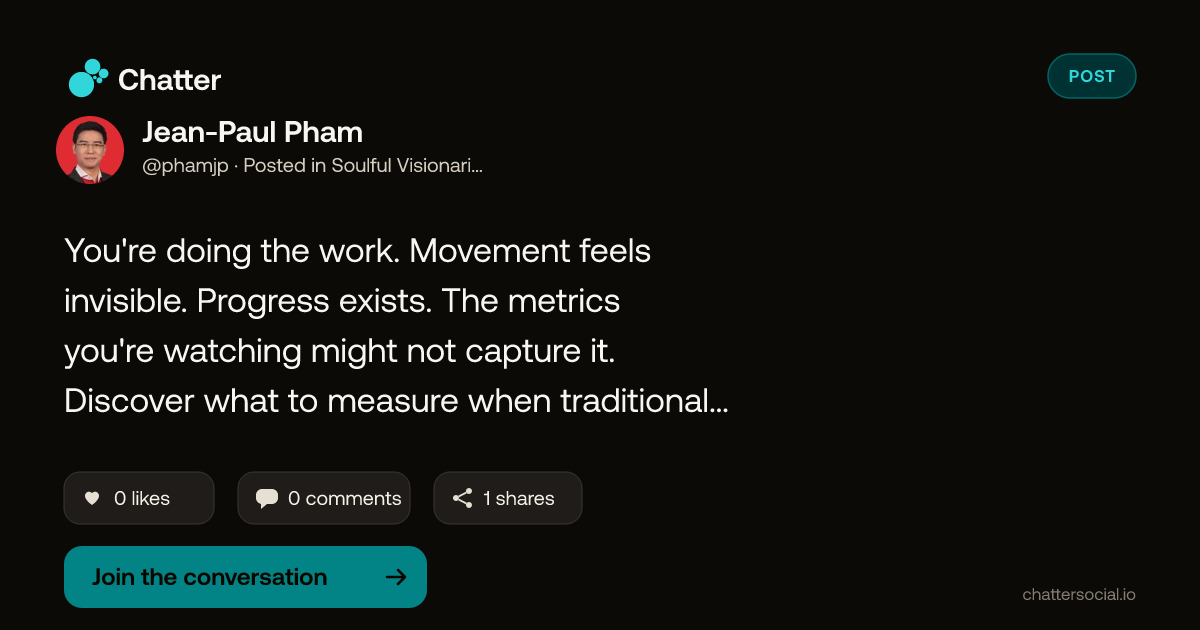 Jean-Paul Pham on Chatter
