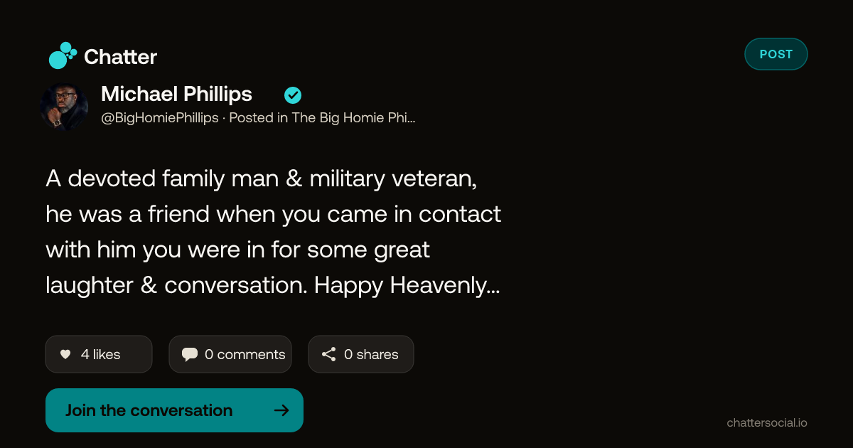 Michael Phillips on Chatter