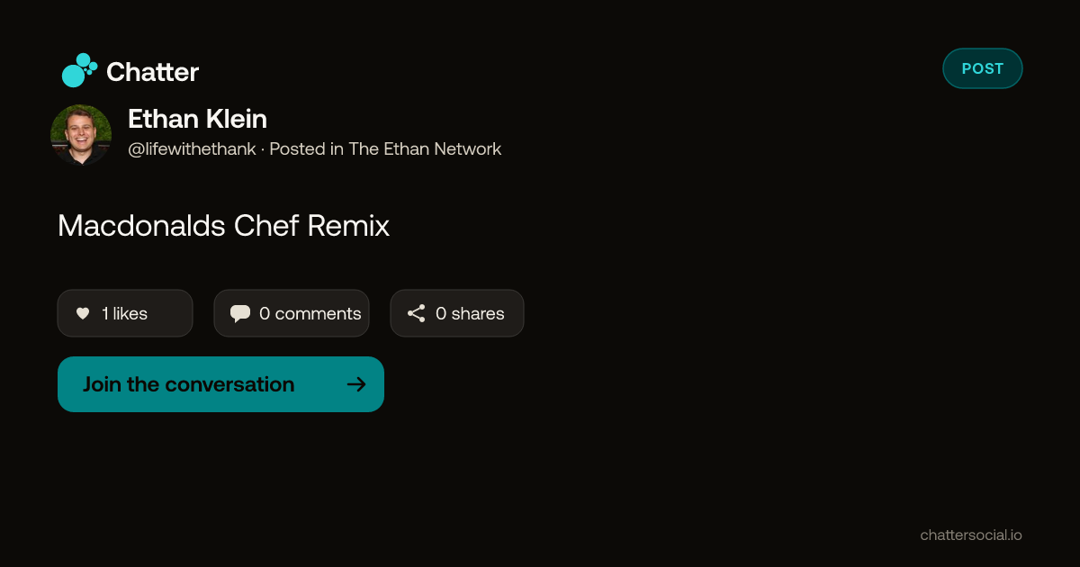 Ethan Klein on Chatter