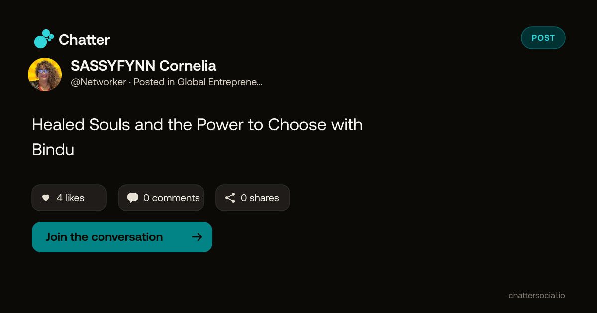 SASSYFYNN Cornelia on Chatter