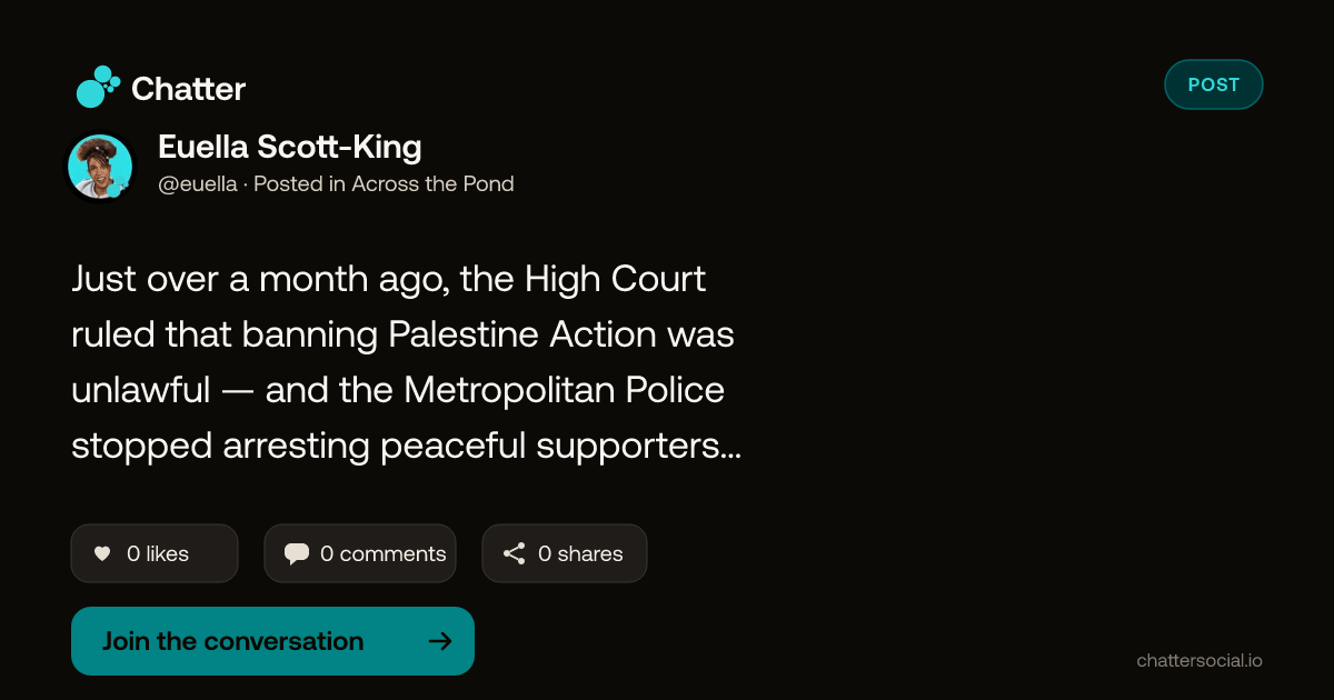 Euella Scott-King on Chatter