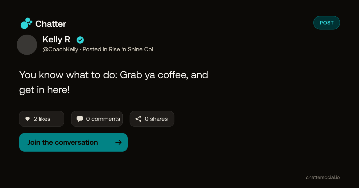 Kelly R on Chatter