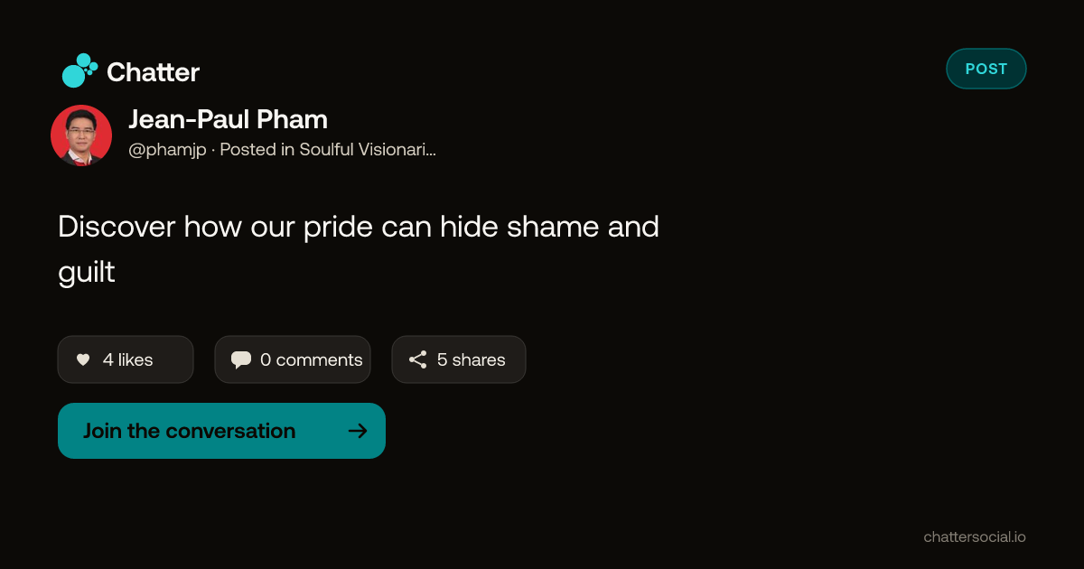 Jean-Paul Pham on Chatter