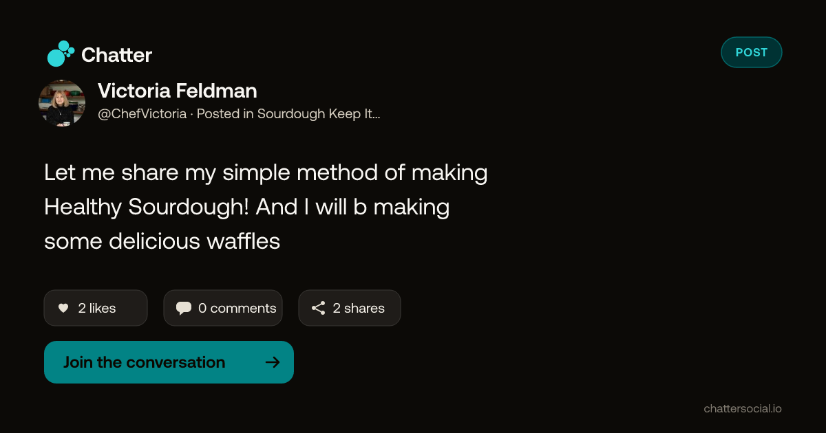 Victoria Feldman on Chatter