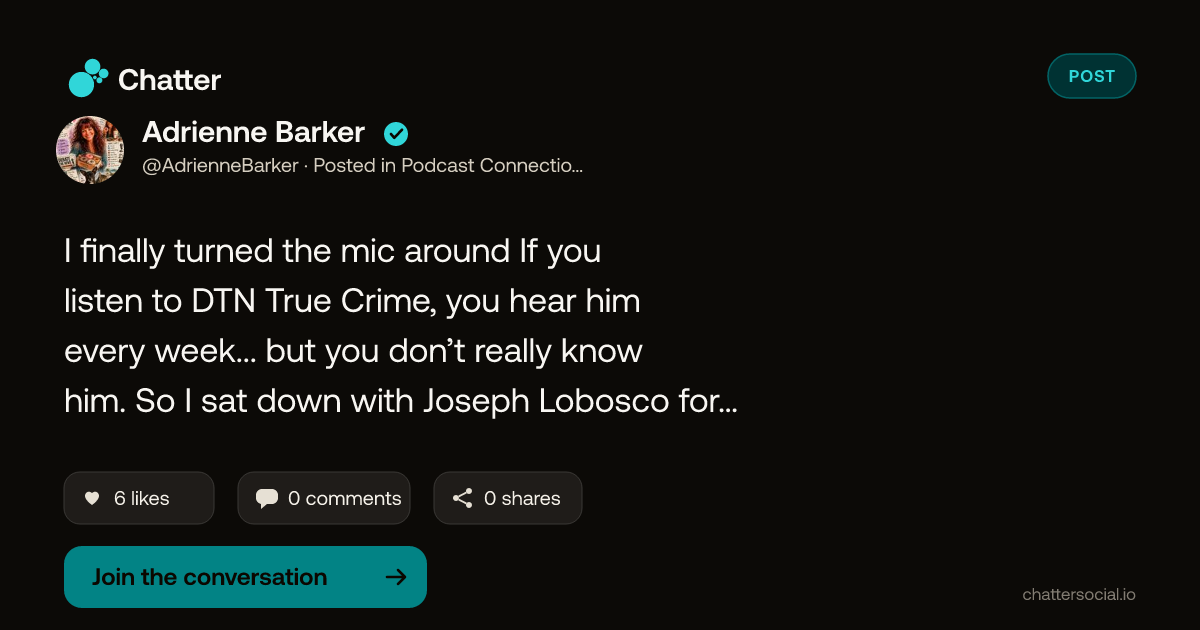 Adrienne Barker on Chatter