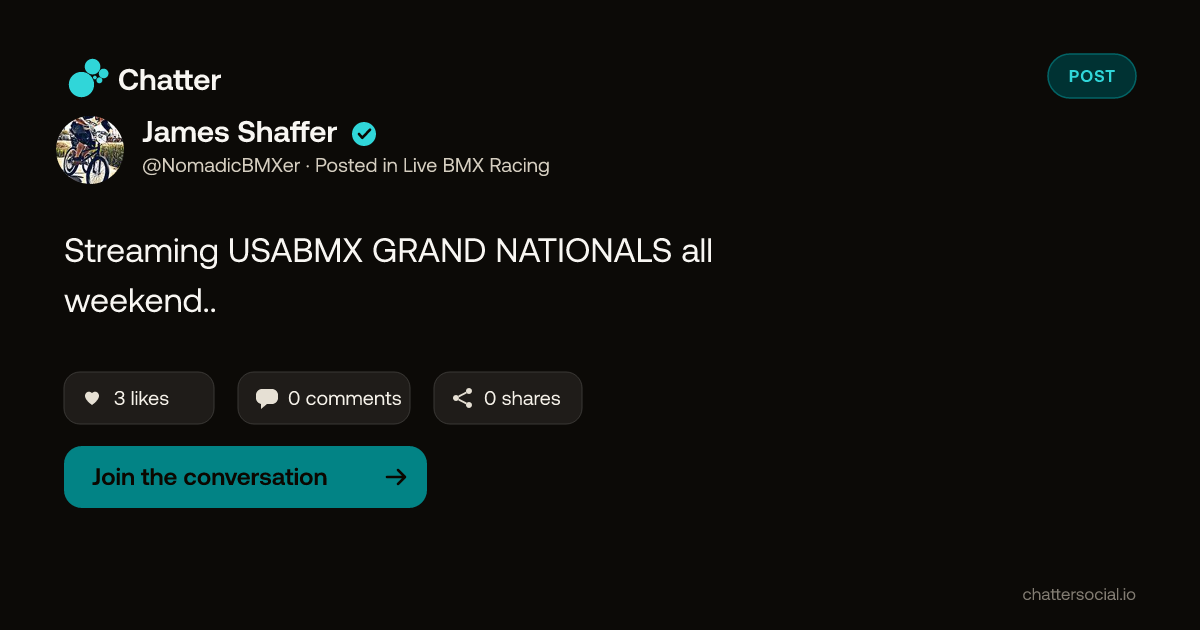 James Shaffer on Chatter