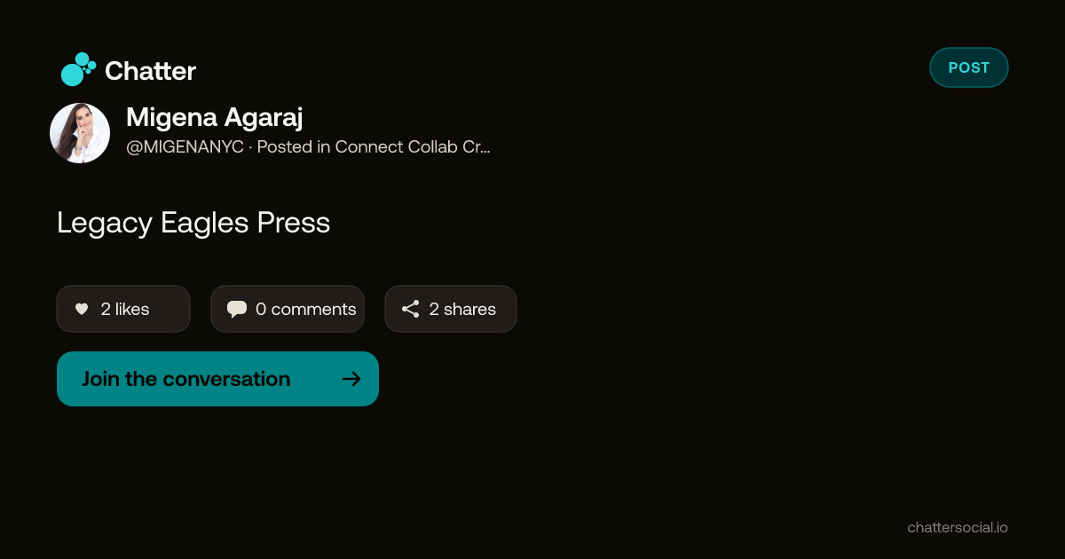 Migena Agaraj on Chatter