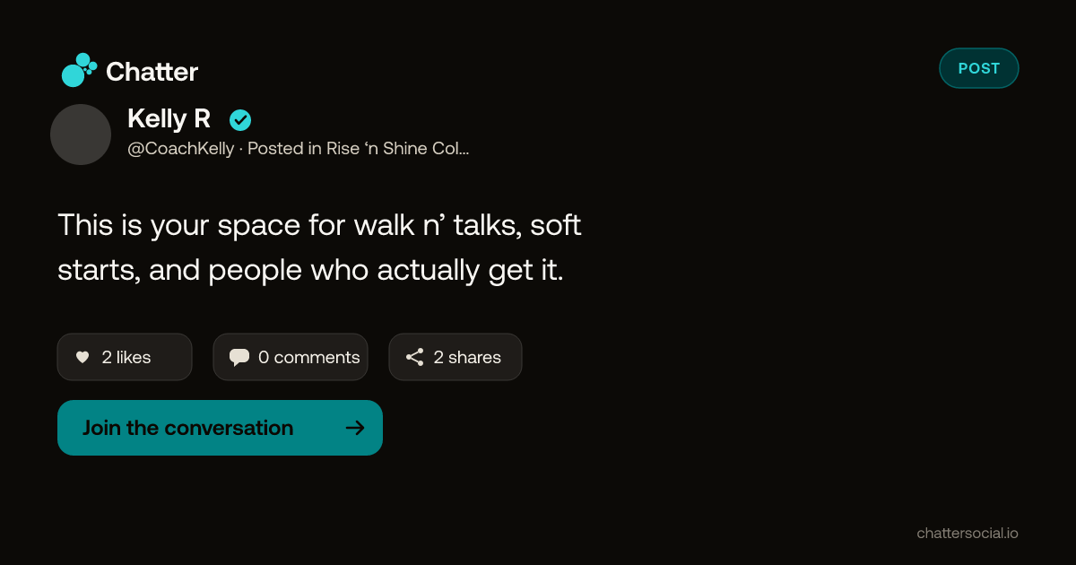 Kelly R on Chatter