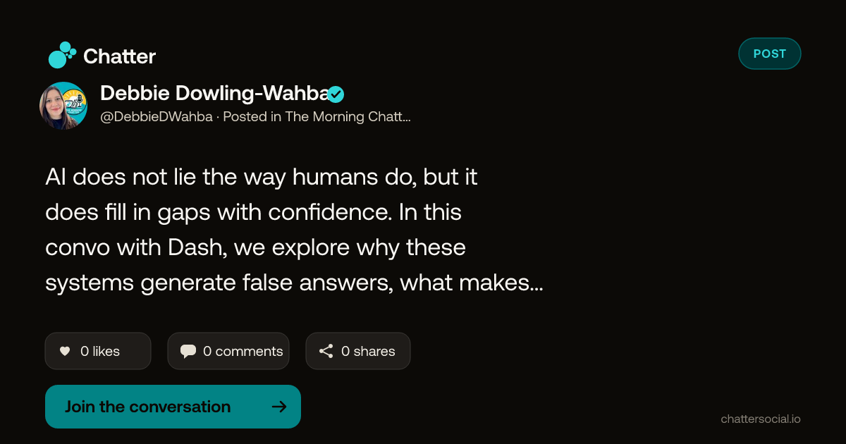 Debbie Dowling-Wahba on Chatter