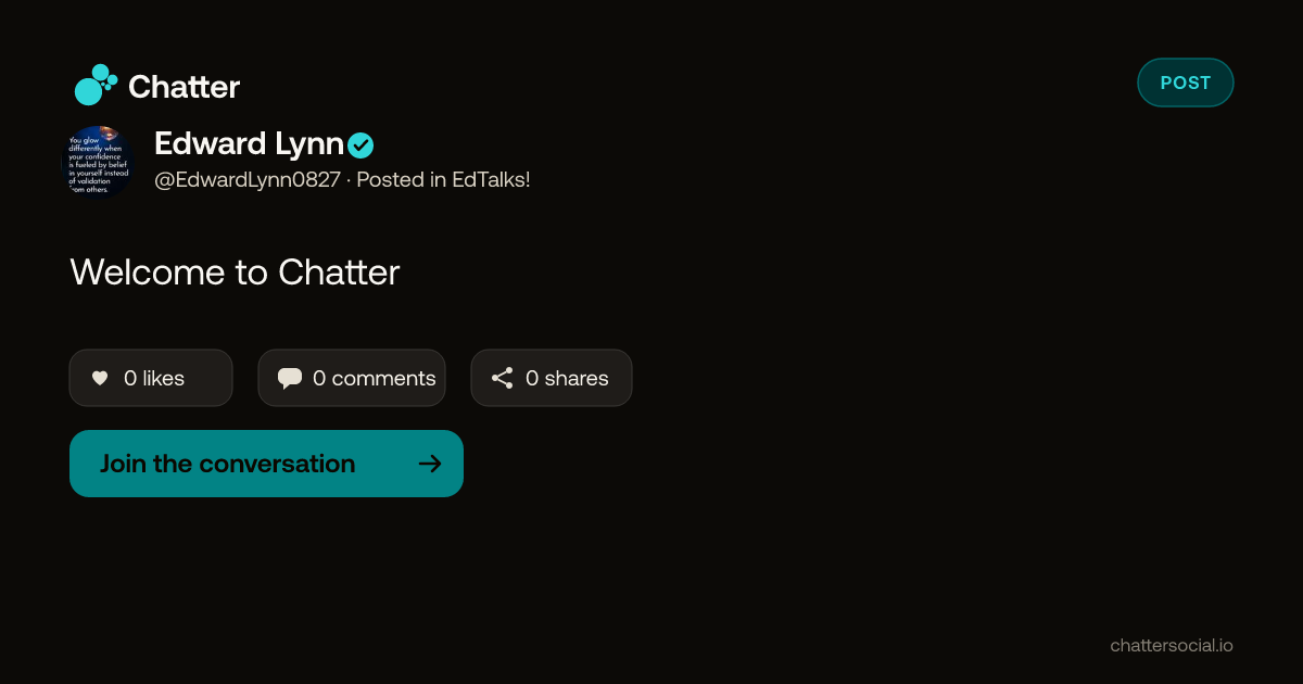 Edward Lynn on Chatter