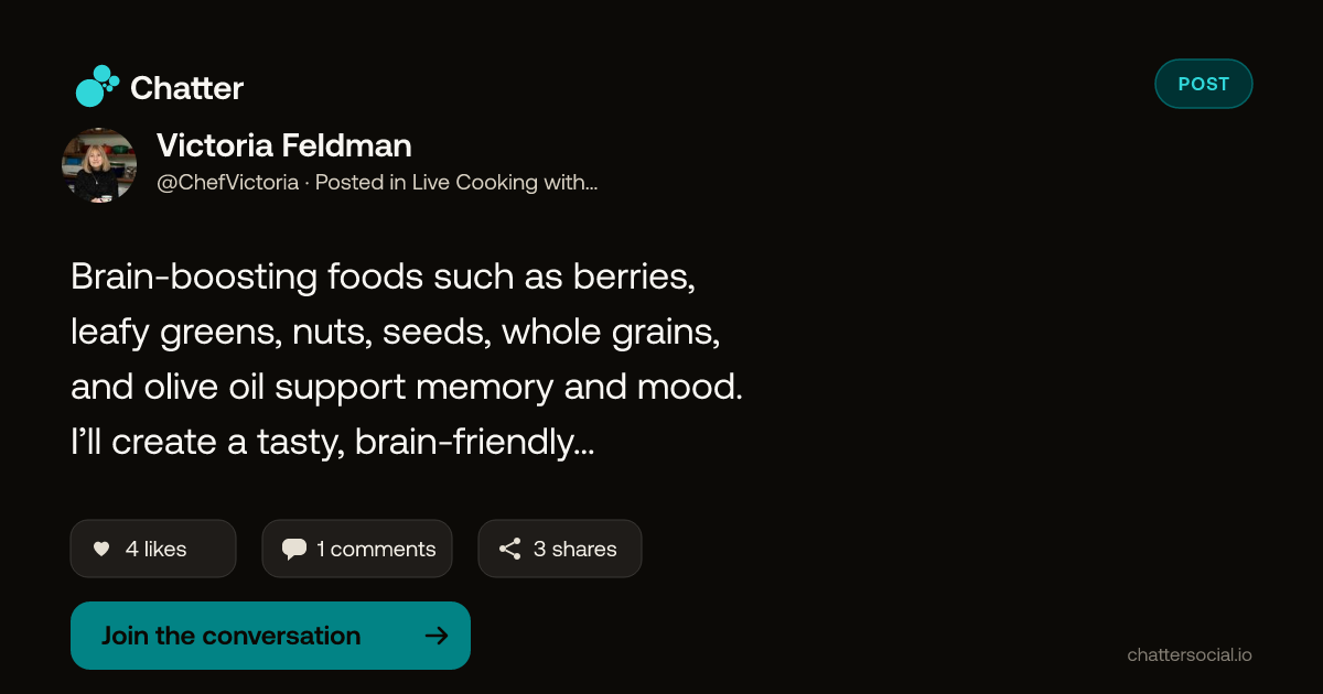 Victoria Feldman on Chatter