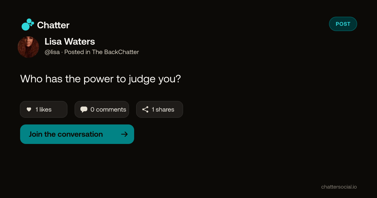Lisa Waters on Chatter