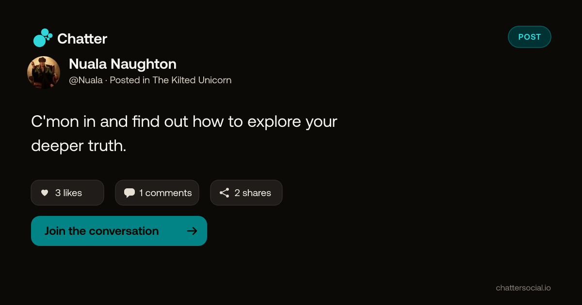 Nuala Naughton on Chatter
