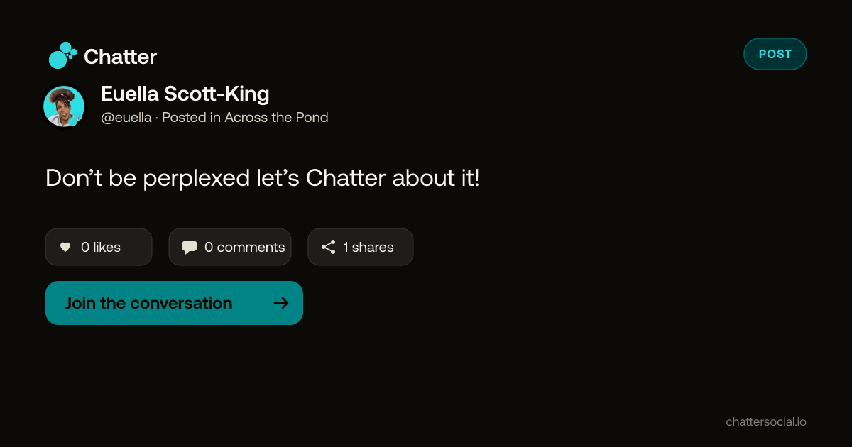 Euella Scott-King on Chatter