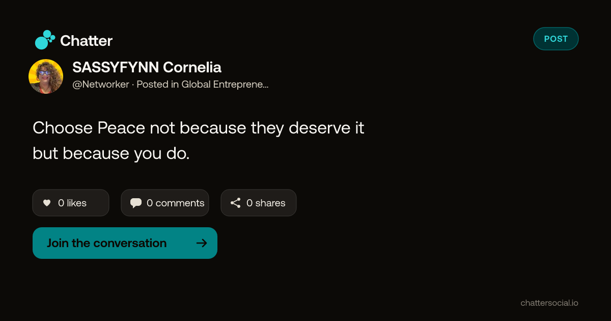 SASSYFYNN Cornelia on Chatter