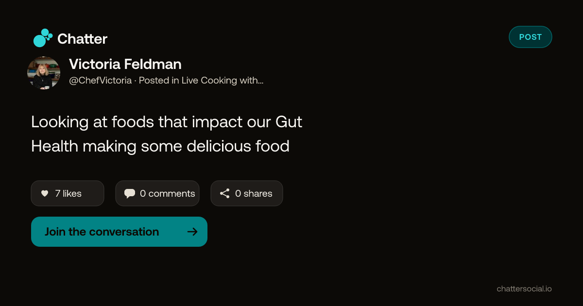 Victoria Feldman on Chatter