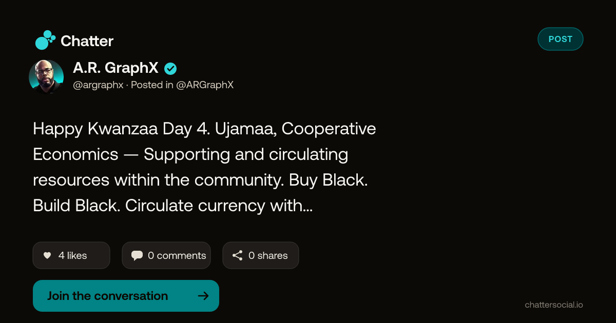 A.R. GraphX on Chatter