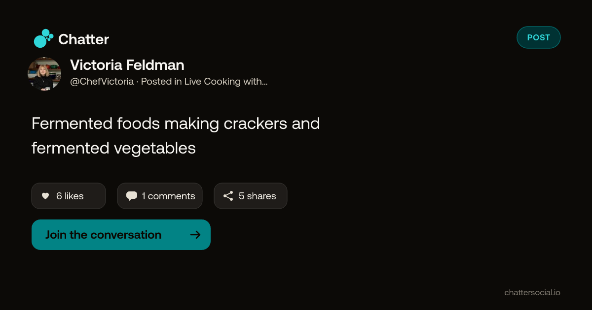 Victoria Feldman on Chatter