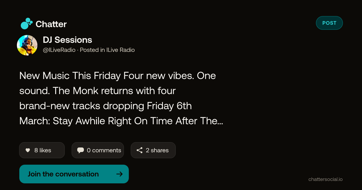 DJ Sessions on Chatter