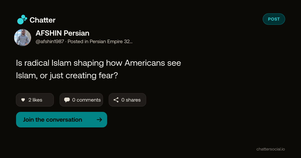 AFSHIN Persian on Chatter