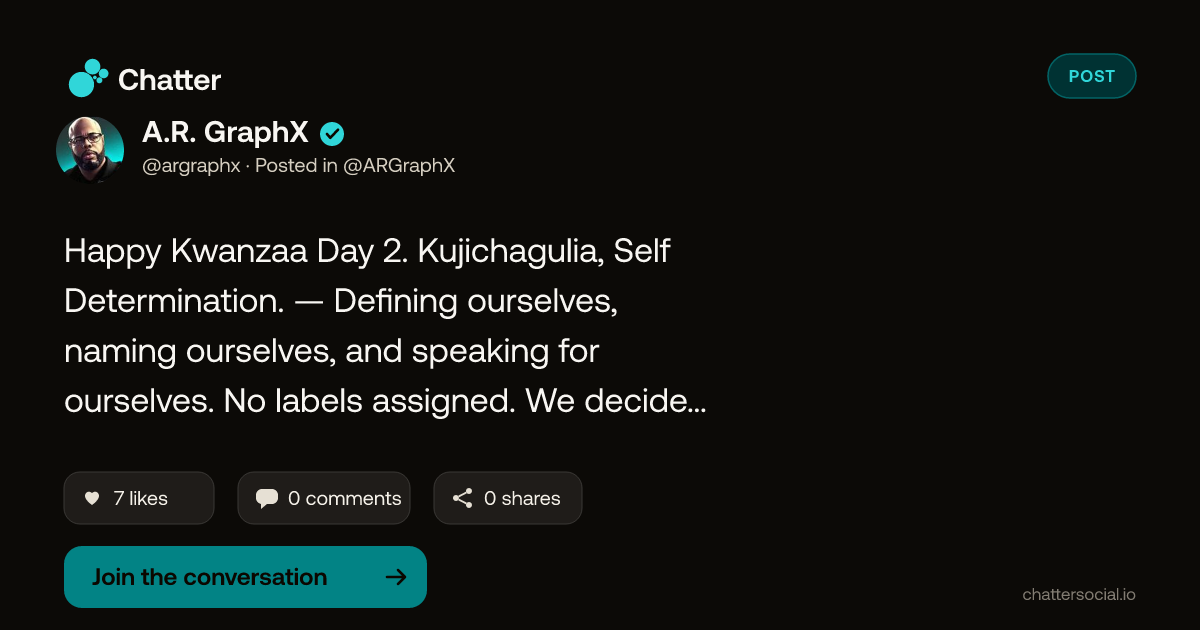 A.R. GraphX on Chatter