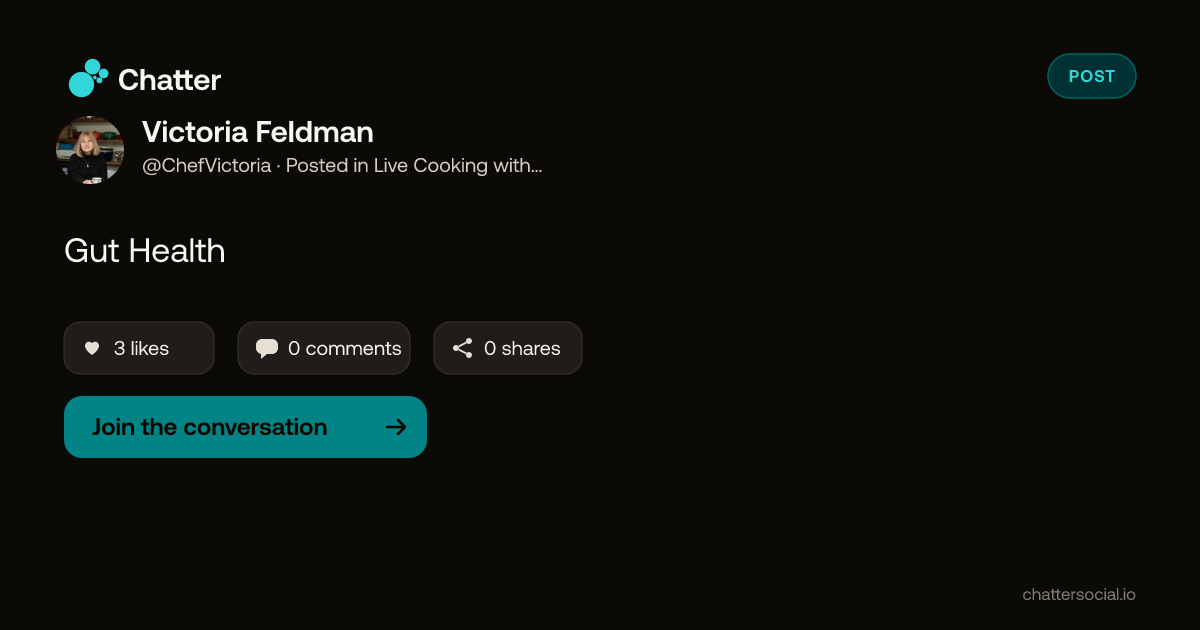 Victoria Feldman on Chatter
