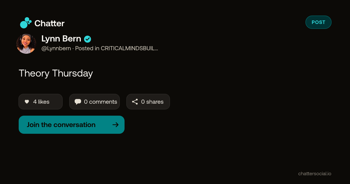 Lynn Bern on Chatter