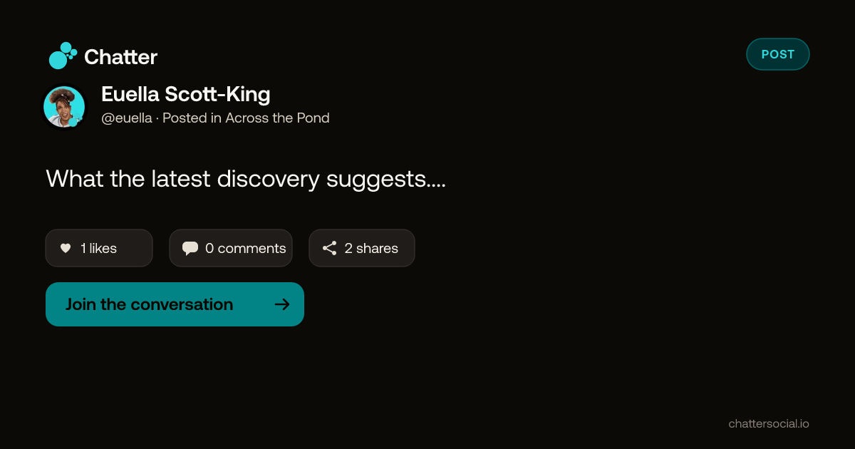 Euella Scott-King on Chatter