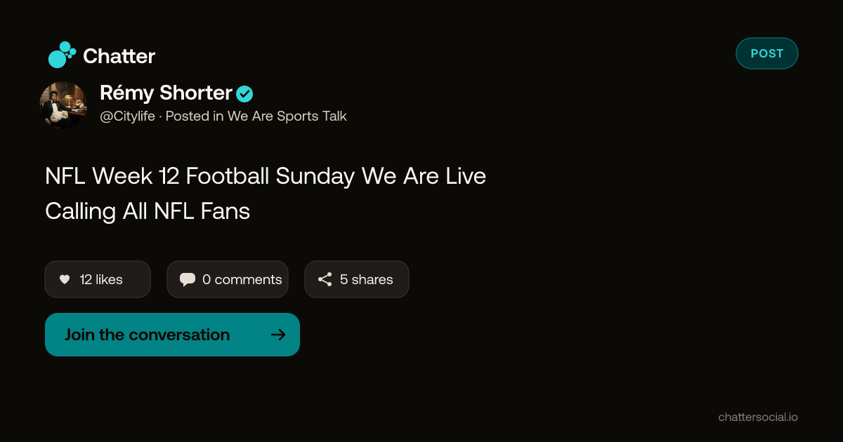 Rémy Shorter on Chatter