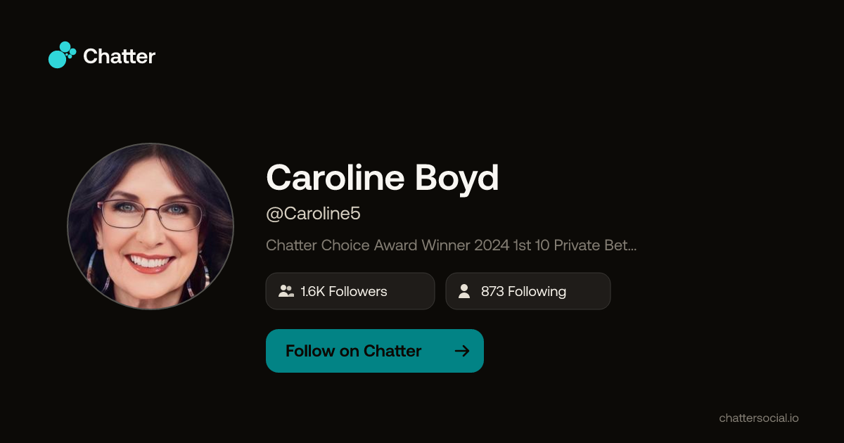 Caroline Boyd (@Caroline5) on Chatter