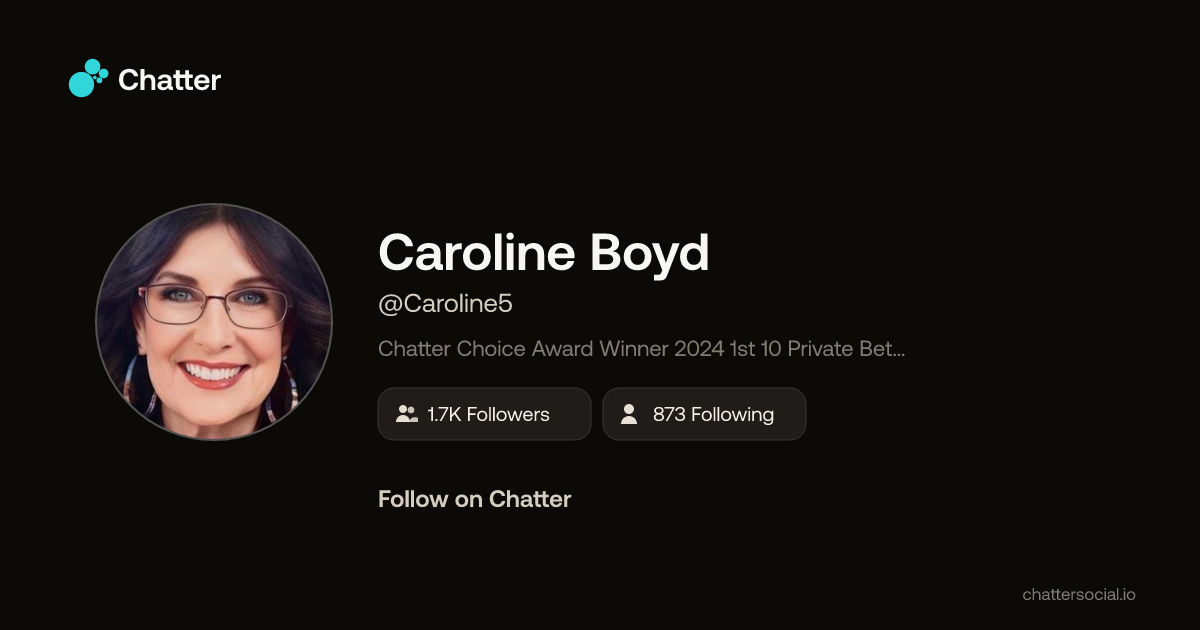 Caroline Boyd (@Caroline5) on Chatter