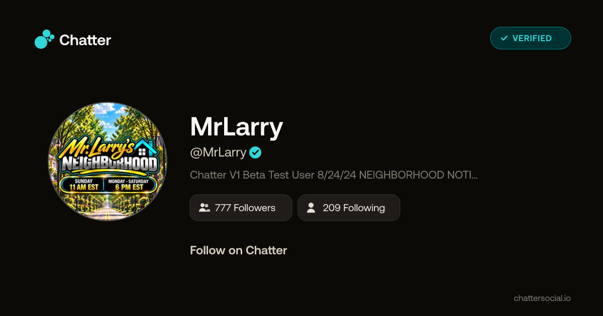 MrLarry (@MrLarry) on Chatter